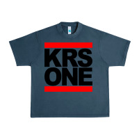 Midnight Navy hip hop krs one Urban Heavy Tee - linhVisuals