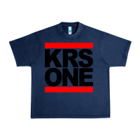 Navy hip hop krs one Urban Heavy Tee - linhVisuals