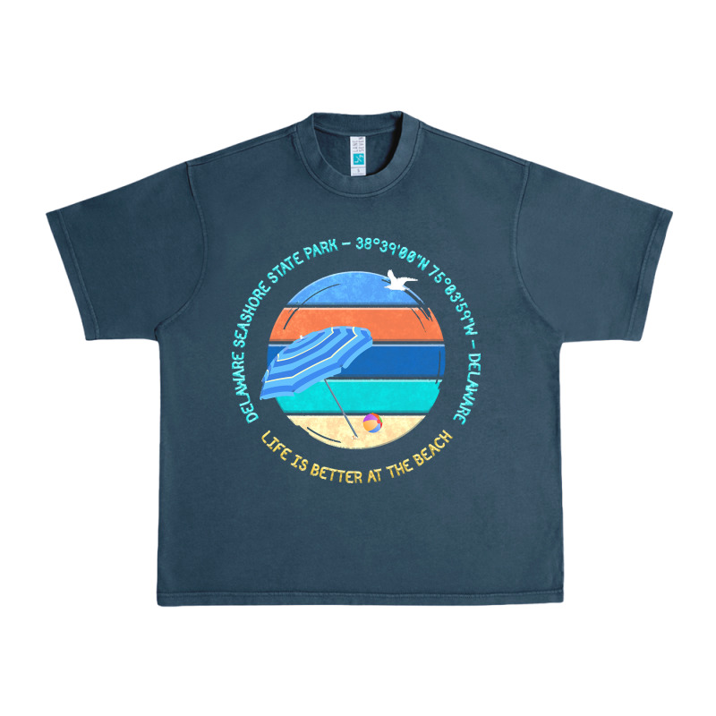 Delaware Seashore State Park T  Shirt Delaware Seashore State Park, De Urban Heavy Tee by linhVisuals | Teevron