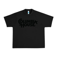 Black columbia house record & tape club Urban Heavy Tee - linhVisuals