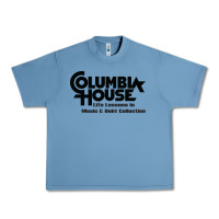 Pebble Blue columbia house record & tape club Urban Heavy Tee - linhVisuals