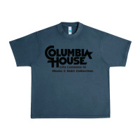 Midnight Navy columbia house record & tape club Urban Heavy Tee - linhVisuals