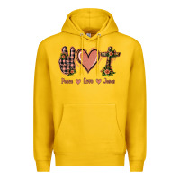 Lemon Peace Love Jesus Premium Hoodie - Jasminsmagicworld