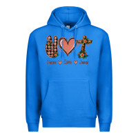 True Royal Peace Love Jesus Premium Hoodie - Jasminsmagicworld