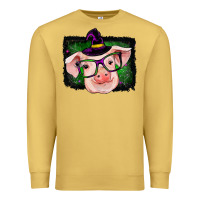 Antique Gold pig halloween Premium Sweatshirt - RanaPortraitStore