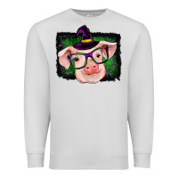 Dove Grey pig halloween Premium Sweatshirt - RanaPortraitStore