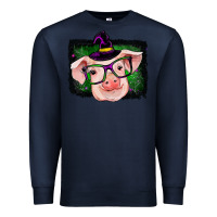 Navy pig halloween Premium Sweatshirt - RanaPortraitStore