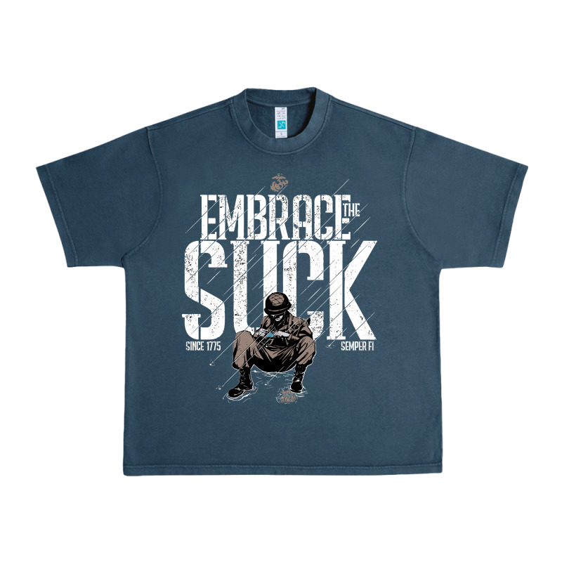 Embrace The Suck Vintage Urban Heavy Tee by linhVisuals | Teevron