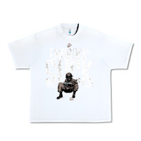 White EMBRACE THE SUCK VINTAGE Urban Heavy Tee - linhVisuals