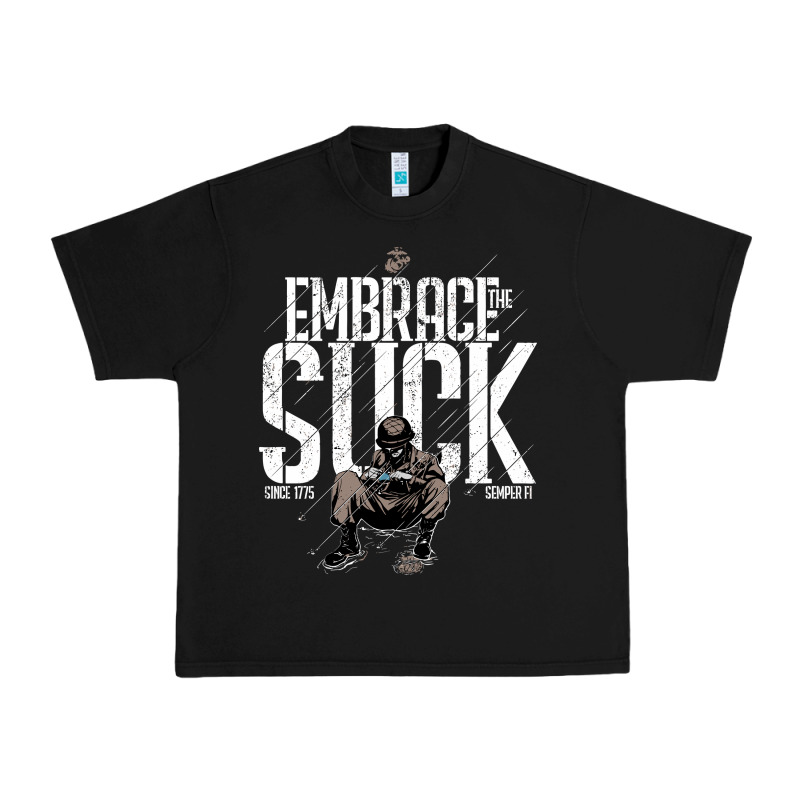 Embrace The Suck Vintage Urban Heavy Tee by linhVisuals | Teevron
