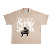 French Oak EMBRACE THE SUCK VINTAGE Urban Heavy Tee - linhVisuals