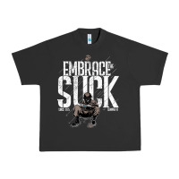 Pigment Black EMBRACE THE SUCK VINTAGE Urban Heavy Tee - linhVisuals