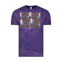 Cloud Purple Bull Skull Pattern Vintage Tee - CowhideDigitalArt