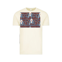Vintage Arctic Bull Skull Pattern Vintage Tee - CowhideDigitalArt