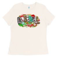 Bone baseball vibes Ladies Tee - CowhideDigitalArt