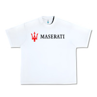 White masearti car essential Urban Heavy Tee - linhVisuals