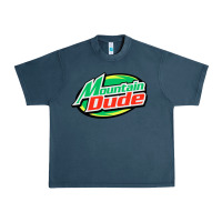 Midnight Navy #mountain dude Urban Heavy Tee - linhVisuals