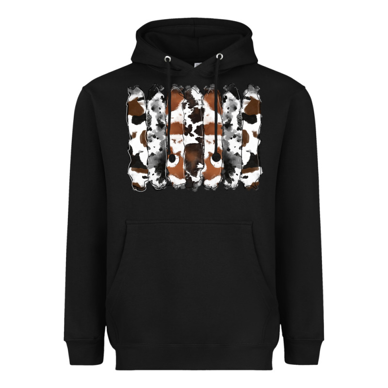 Cowhide Brushstrokes Heavyweight Hoodie by RanaPortraitStore | Teevron