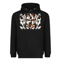 Black cowhide brushstrokes Heavyweight Hoodie - RanaPortraitStore