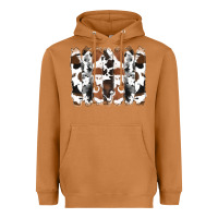 Meerkat cowhide brushstrokes Heavyweight Hoodie - RanaPortraitStore