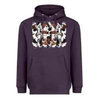 Plum cowhide brushstrokes Heavyweight Hoodie - RanaPortraitStore