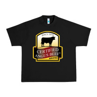 Black angus beef Urban Heavy Tee - linhVisuals