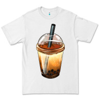 White Bobba cup Premium Tee - FaDigitalArtStudio