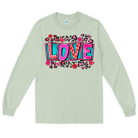 Matcha Love Valentine Long Sleeve Tee - CowhideDigitalArt