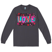 Smoke Love Valentine Long Sleeve Tee - CowhideDigitalArt