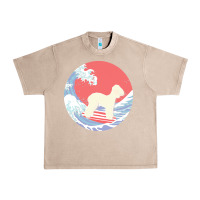 French Oak bedlington terrier t  shirt bedlington terrier gifts   ocean waves sur Urban Heavy Tee - linhVisuals