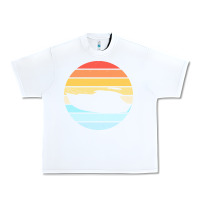 White boat t  shirt boat trip silhouette on a distressed retro sunset produc Urban Heavy Tee - linhVisuals