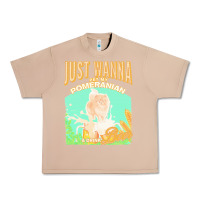 Burro pommeranian t  shirt dog owner, just wanna pet my pommeranian & drink Urban Heavy Tee - linhVisuals