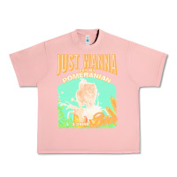 Salmon pommeranian t  shirt dog owner, just wanna pet my pommeranian & drink Urban Heavy Tee - linhVisuals