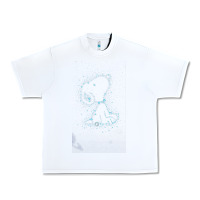 White s.n.o.o.p.y stars Urban Heavy Tee - linhVisuals