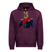 Mauve Wine Pet Portraits, Custom Pet Portraits, Renaissance Pet Portraits, Custom Urban Hoodie - RanaPortraitStore