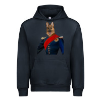 Navy Pet Portraits, Custom Pet Portraits, Renaissance Pet Portraits, Custom Urban Hoodie - RanaPortraitStore