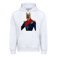 White Pet Portraits, Custom Pet Portraits, Renaissance Pet Portraits, Custom Urban Hoodie - RanaPortraitStore