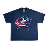 Navy the-columbus-blue-jackets-pen Urban Heavy Tee - linhVisuals