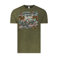 Vintage Olive beautiful crazy Vintage Tee - CowhideDigitalArt