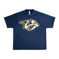 Navy the-nashville-predators-pen Urban Heavy Tee - linhVisuals