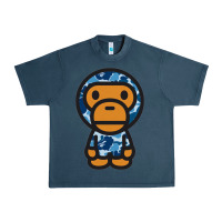 Midnight Navy baby milo bape camo Urban Heavy Tee - linhVisuals