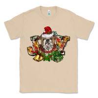 Mushroom Christmas joy english bulldog Classic Tee - BarkalooDesign