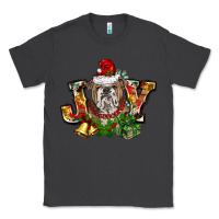 Smoke Christmas joy english bulldog Classic Tee - BarkalooDesign