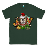 Sports Green Christmas joy english bulldog Classic Tee - BarkalooDesign