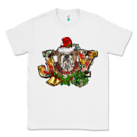 White Christmas joy english bulldog Classic Tee - BarkalooDesign