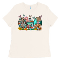 Bone easter easter eggs Ladies Tee - CowhideDigitalArt