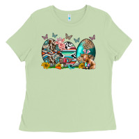 Matcha easter easter eggs Ladies Tee - CowhideDigitalArt