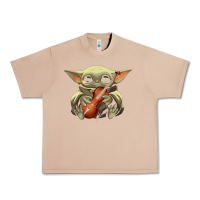 Burro baby yoda hug violin [tb] Urban Heavy Tee - linhVisuals