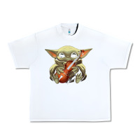 White baby yoda hug violin [tb] Urban Heavy Tee - linhVisuals