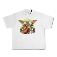 Lunar Rock baby yoda hug violin [tb] Urban Heavy Tee - linhVisuals